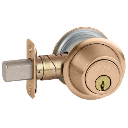 Schlage B500 Series Grade 2, Double Cyl, C KWY, US10, Rectangle Stk, 6 Pins B562P 612